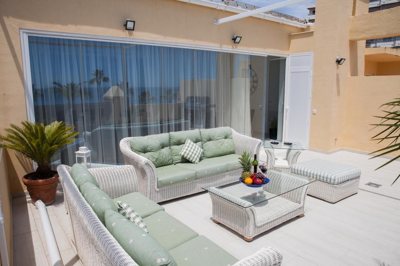 Spacious 200 Sq.M. Penthouse With Sea View Terraces Torremolinos Kültér fotó